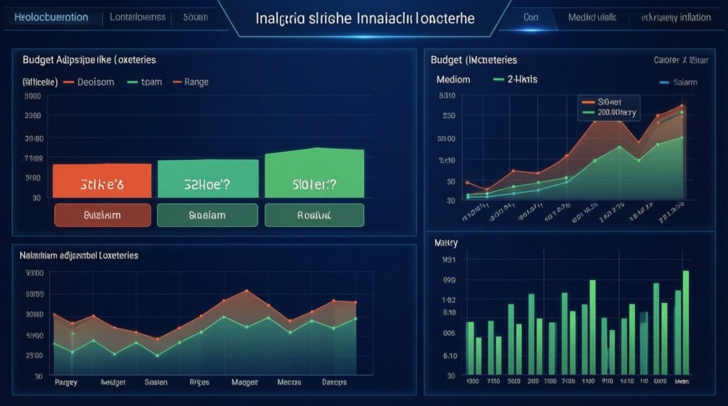 Новости в цифрах: инфографика по бюджету, зарплатам, демографии или статистике происшествий - иллюстрация