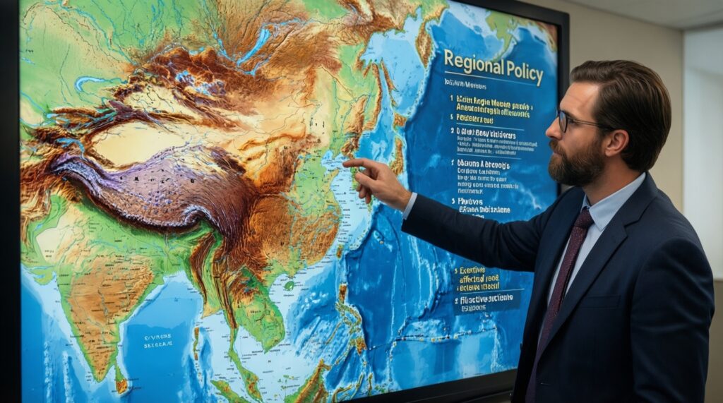 География событий: карта дня с ключевыми новостями по регионам - иллюстрация